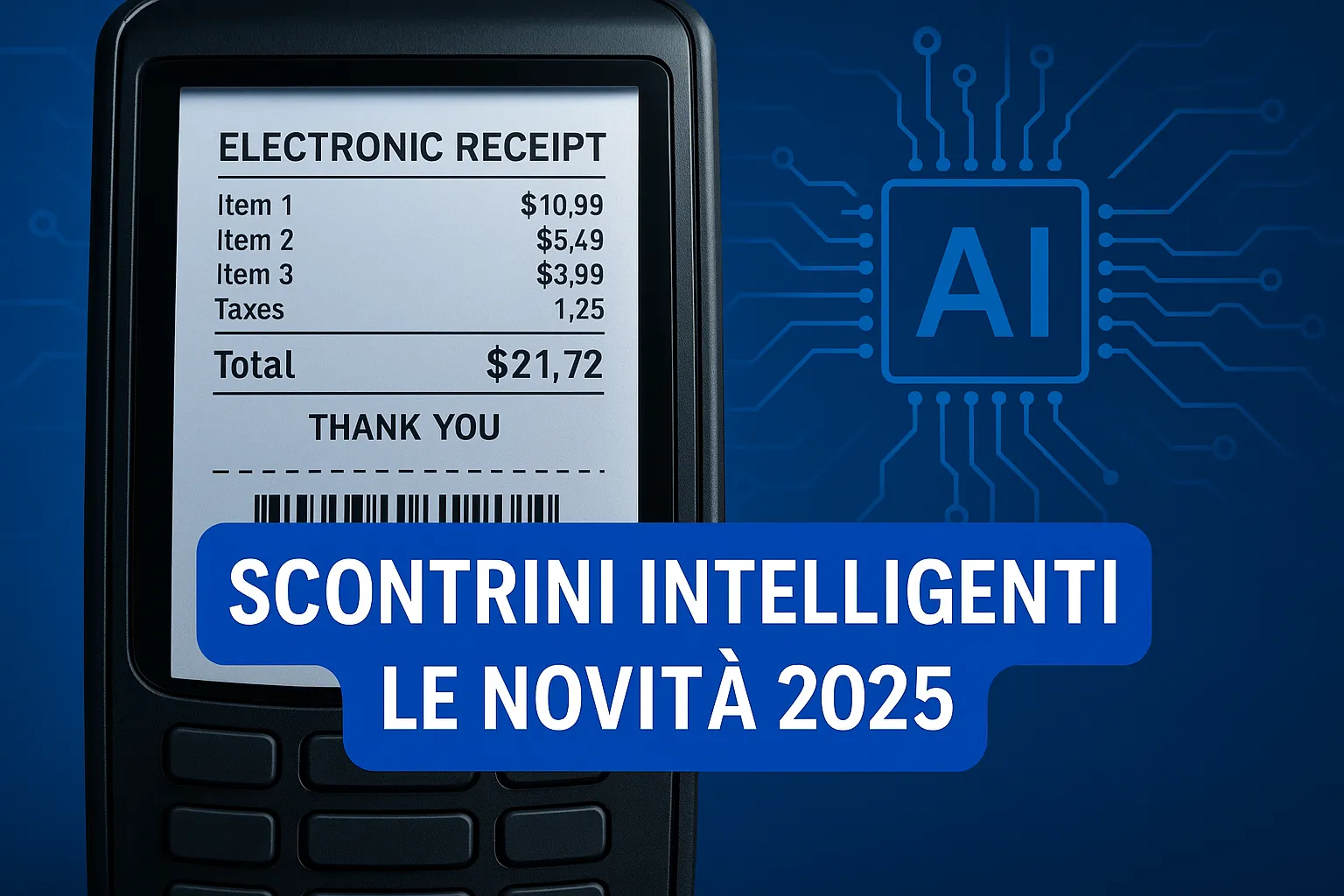 Scontrini intelligenti: l’intelligenza artificiale cambia la fiscalità in Italia